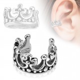 Faux Piercing oreille 53 - Bague couronne
