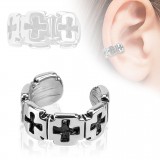 Faux Piercing oreille 57 - Bague croix