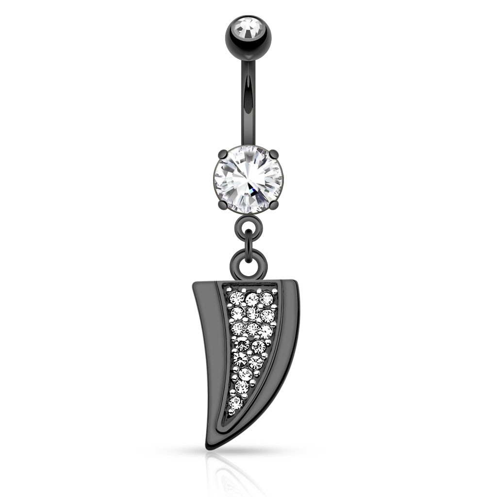 Piercing Nombril Libellule Strass - Acier Chirurgical 1,6mm - Neuf Avec étiquette