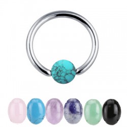 Piercing micro-bcr 06 - Boule en pierre