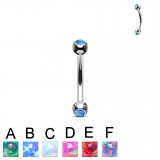 Piercing arcade 75 - strass opale