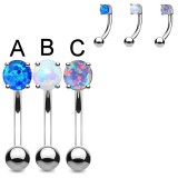 Piercing arcade 76 - Gem opale