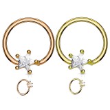 Piercing micro-bcr 158 - PVD étoile