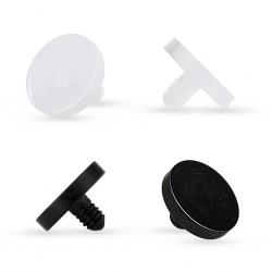 Embout microdermal acrylique plat 04mm