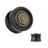 Plug courbe en bois vintage rosas B