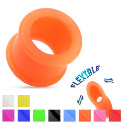 Tunnel flexible en silicone unicolore