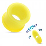 Tunnel flexible en silicone unicolore