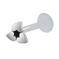 Piercing micro-labret PTFE 09 - Fleur