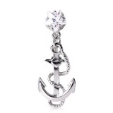 Piercing nombril inversé 10 - Ancre