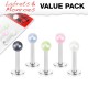 Pack de micro-labrets 13 - Perles