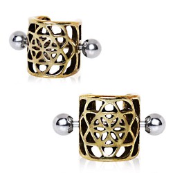 Piercing hélix 157 - Rosas antique