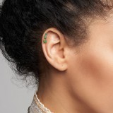 Piercing hélix 134 - Opalite trois perles
