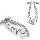 Piercing hélix 50 - Bouclier love
