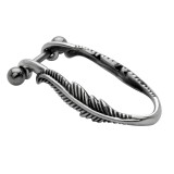 Piercing hélix 87 - Bouclier feuille