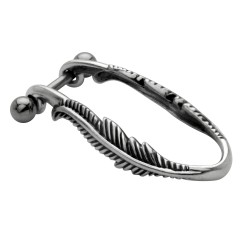 Piercing hélix 87 - Bouclier feuille