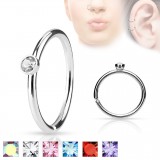 Boucle de nez 0.8mm 11 - Petit strass