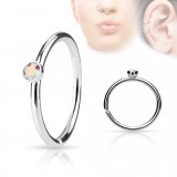 Boucle de nez 0.8mm 11 - Petit strass