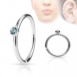 Boucle de nez 0.8mm 11 - Petit strass
