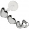 Piercing tragus micro-labret 03 - Coeurs