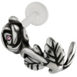 Piercing tragus micro-labret 08 - Rose