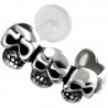 Piercing tragus micro-labret 09 - Crânes
