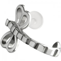 Piercing tragus micro-labret 10 - Libellule