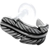 Piercing tragus micro-labret 12 - Plume