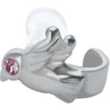 Piercing tragus micro-labret 17 - Oiseau