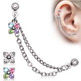 Chaine pour oreille 20 - Fleur