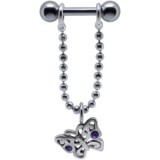 Piercing hélix 45 - Chainette papillon