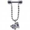 Piercing hélix 45 - Chainette papillon