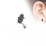 Cartilage hélix, tragus 238 - Main de fatma