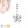 Jacket oreille 10 - Fleur transparente