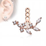 Jacket oreille 15 - Branche et zircones