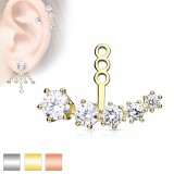 Jacket oreille 16 - Casquade de zircones
