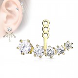 Jacket oreille 16 - Casquade de zircones