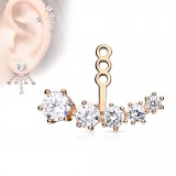 Jacket oreille 16 - Casquade de zircones