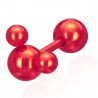 Cartilage hélix, tragus 112 - Mickey rouge