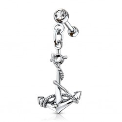 Cartilage hélix, tragus 192 - Ancre pendante