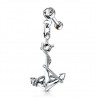 Cartilage hélix, tragus 192 - Ancre pendante