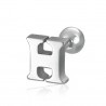 Piercing barbell 1.2mm initiale H