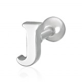 Piercing barbell 1.2mm initiale J