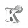 Piercing barbell 1.2mm initiale K