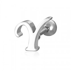 Piercing barbell 1.2mm initiale Y
