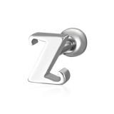 Piercing barbell 1.2mm initiale Z