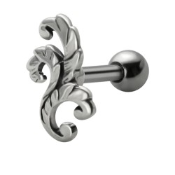 Cartilage hélix, tragus 215 - Fougère