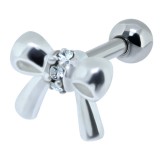 Cartilage hélix, tragus 348 - Noeud papillon D
