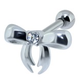 Cartilage hélix, tragus 349 - Noeud papillon E