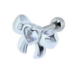 Cartilage hélix, tragus 350 - Noeud papillon F
