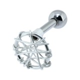Cartilage hélix, tragus 358 - Cercle grillage